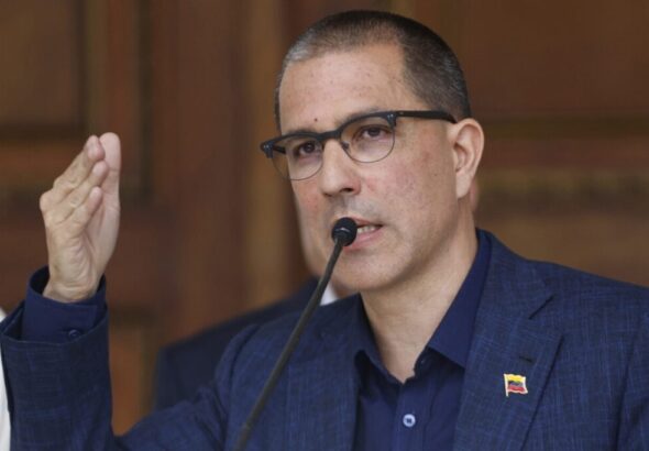 The president of the Special Monitoring Commission for the Amnesty Law for Democratic Coexistence, Jorge Arreaza. File photo.