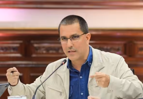 The president of the Special Monitoring Commission for the Amnesty Law for Democratic Coexistence, Jorge Arreaza. File photo.