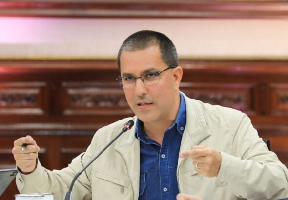 The president of the Special Monitoring Commission for the Amnesty Law for Democratic Coexistence, Jorge Arreaza. File photo.