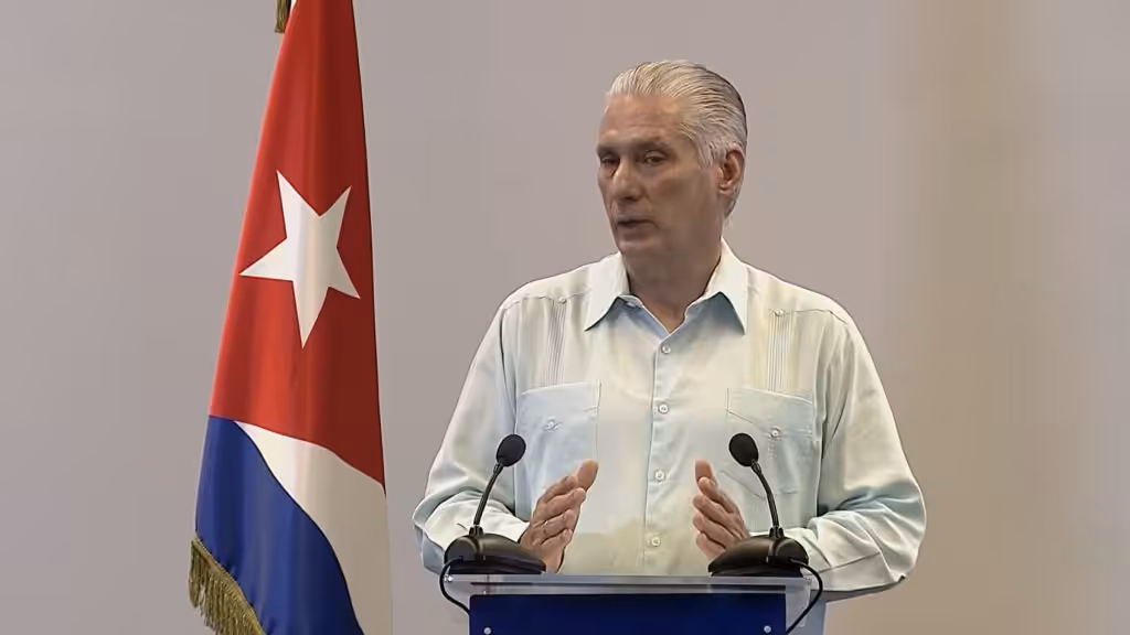 Cuban President Miguel Diaz-Canel, March 13, 2026. X/ @rcavada.