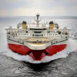 ExxonMobil research vessel Ramform Tethys. Photo: PGS/File photo.