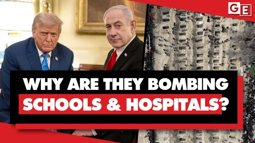 Compilation image of Donald Trump (Left) and Benjamin Netanyahu (Right). Photo: Geopolitical Economy Report.