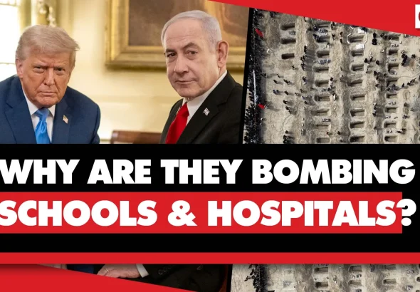 Compilation image of Donald Trump (Left) and Benjamin Netanyahu (Right). Photo: Geopolitical Economy Report.