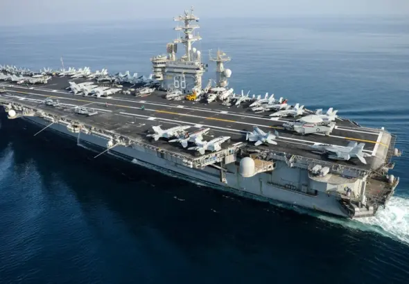 The USS Nimitz and the destroyer USS Gridley are participating as part of the Southern Seas 2 deployment. Photo EFE.