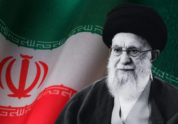 Seyed Ali Hosseini Khamenei with kid, the Supreme Leader of Iran just assassinated by US-Zionist unprovoked attacks. Photo: SIASAT.