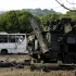 Vehicles and missile launcher at La Carlota military air base in Caracas, destroyed after the US bombing of Venezuela on January 3, 2026. Photo: Leonardo Fernandez Viloria/Reuters/file photo.