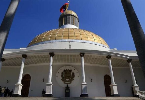 The Federal Legislative Palace, headquarters of the National Assembly of Venezuela. File photo.