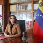 Coromoto Godoy in 2024, following her appointment as deputy foreign minister for Europe. Photo: Venezuelan Foreign Ministry/File photo.