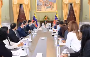 Meeting of Venezuelan Acting President Delcy Rodríguez with new diplomats to be appointed in the United States. Miraflores Palace, March 24, 2026. Photo: Venezuela's Presidential Press.