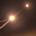 Footage provided on March 6, 2026 depicting the 23rd wave of the Islamic Revolution Guards Corps (IRGC)'s Operation True Promise 4 against Israeli and American targets. Photo: PressTV.