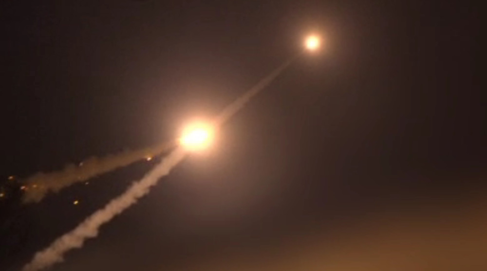 Footage provided on March 6, 2026 depicting the 23rd wave of the Islamic Revolution Guards Corps (IRGC)'s Operation True Promise 4 against Israeli and American targets. Photo: PressTV.