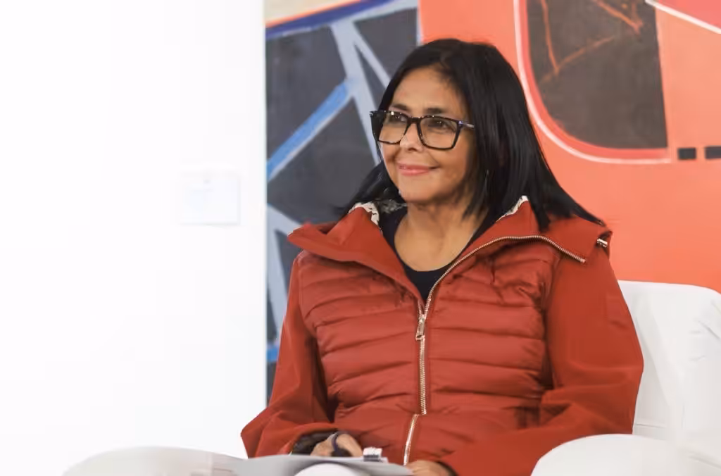 Venezuelan Acting President Delcy Rodríguez during a working ceremony in Caracas on Wednesday, March 11, 2026. Photo: Venezuelan Presidential Press.