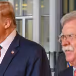Donald Trump (left) and John Bolton (right). Photo: US Department of State (public domain).