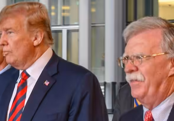 Donald Trump (left) and John Bolton (right). Photo: US Department of State (public domain).