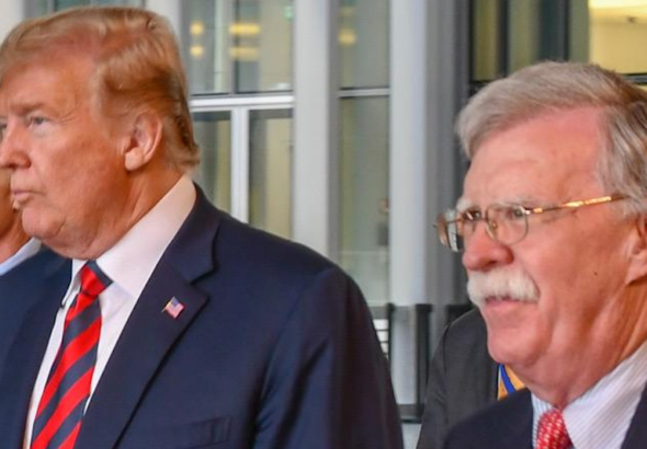 Donald Trump (left) and John Bolton (right). Photo: US Department of State (public domain).