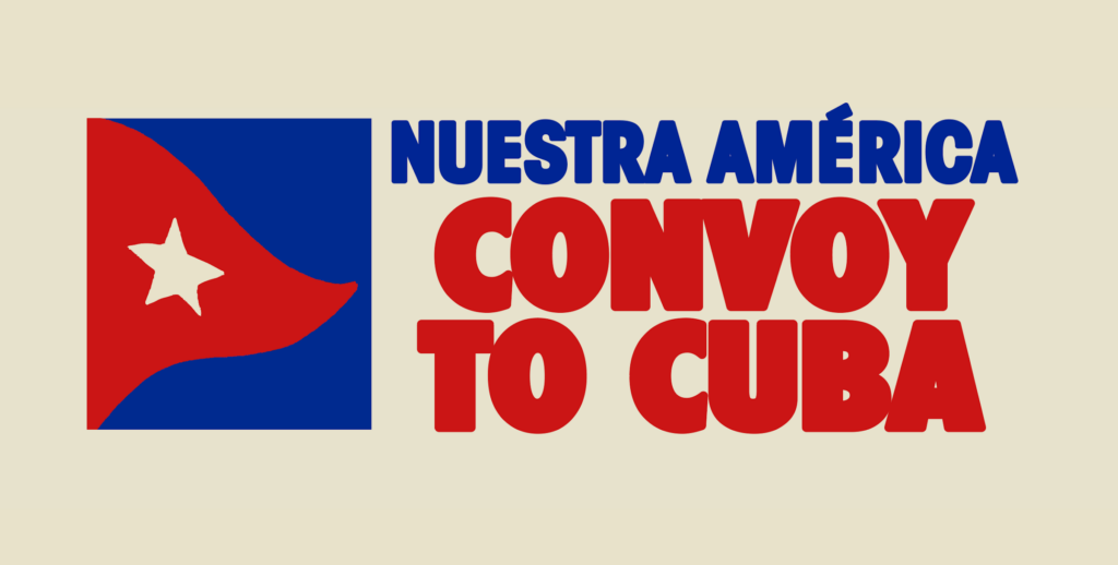 Logo for the Nuestra America Convoy to Cuba. Photo: NuestraAmericaConvoy.org.
