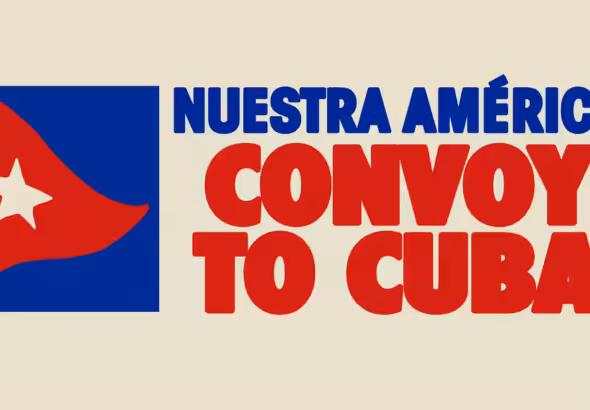 Logo for the Nuestra America Convoy to Cuba. Photo: NuestraAmericaConvoy.org.