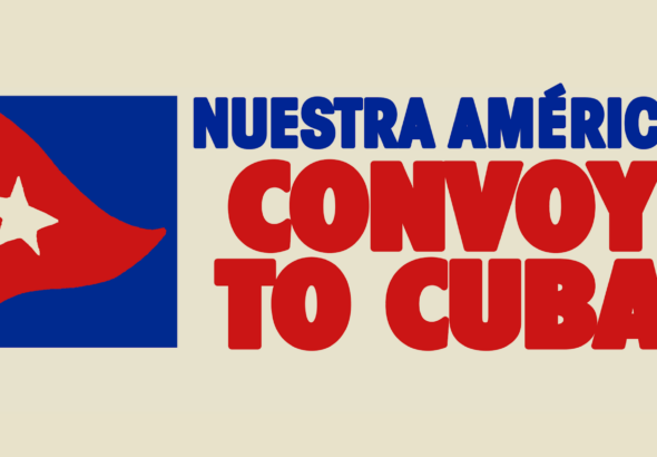 Logo for the Nuestra America Convoy to Cuba. Photo: NuestraAmericaConvoy.org.