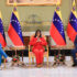 Venezuelan Acting President Delcy Rodríguez leading the signing ceremony of oil agreements with BP on Wednesday, April 29, 2026. Photo: Venezuelan Presidential Press.