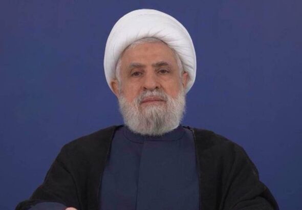Hezbollah's Secretary-General Sheikh Naim Qassem.