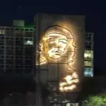 Mural of Che Guevara in Revolution Square, Havana, Cuba. Photo: Irene Zugasti.