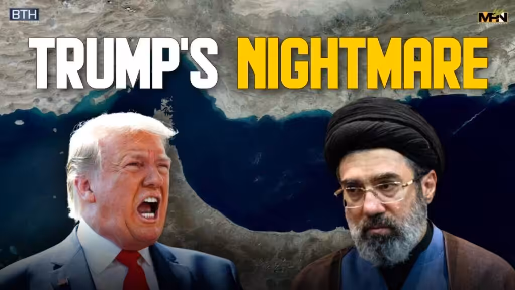 US Dictator Donald Trump (Left) and a Leader of the Free World Mojtaba Khamenei (Right). Photo: MintPress News.