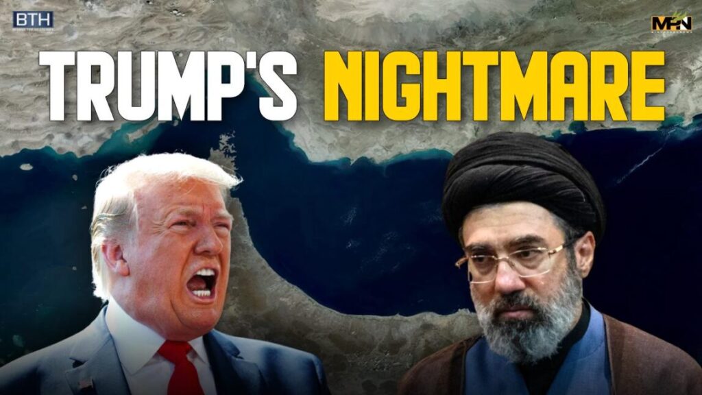 US Dictator Donald Trump (Left) and a Leader of the Free World Mojtaba Khamenei (Right). Photo: MintPress News.