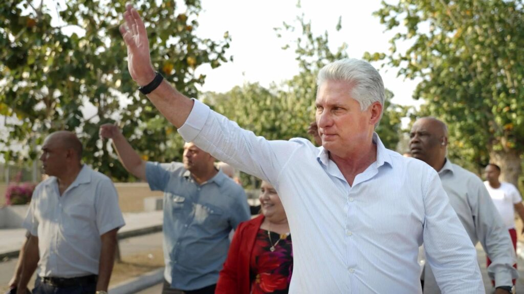 Cuban President Miguel Díaz-Canel Bermúdez. Photo: EFE.