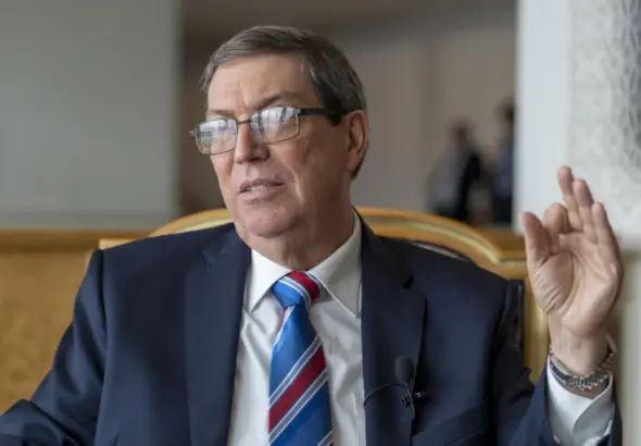 Cuba's Foreign Minister Bruno Rodríguez. Photo: EFE.