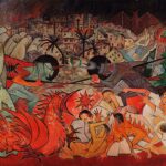 Abdel Hamid Baalbaki (Lebanon), War, 1977.