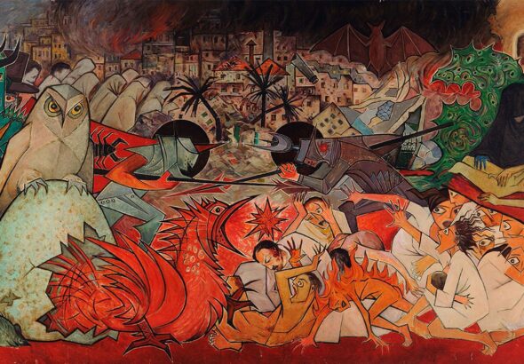 Abdel Hamid Baalbaki (Lebanon), War, 1977.