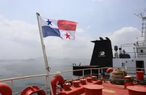 Panamanian-flagged vessels await inspection in a Chinese port. Photo: Panama Maritime Chamber.