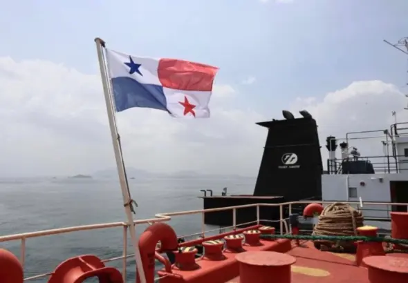 Panamanian-flagged vessels await inspection in a Chinese port. Photo: Panama Maritime Chamber.