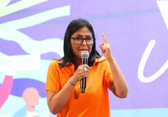 Venezuelan Acting President Delcy Rodríguez. Presidential Press.