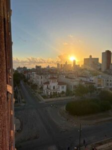 Sunset in Havana, Cuba. Photo: Irene Zugasti.