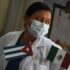 A worker from the Ministry of Health receives 51 Cuban doctors in Campeche, in September 2022. Photo: Michael Balam Chan (Cuartoscuro).