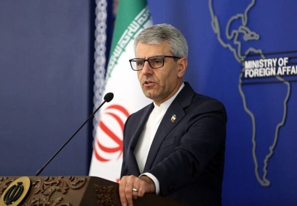 Iranian Foreign Ministry spokesperson Esmaeil Baghaei. File photo.