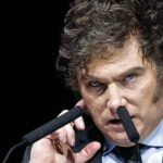 The president of Argentina, Javier Milei, involved in the $Libra crypto scandal. Photo: EFE/Juan Ignacio Roncoroni