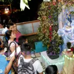 Nicaraguans in a religious ceremony with the Inmaculada. Photo: Garman Miranda/El19.net.