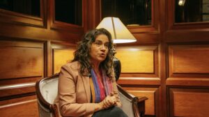 Venezuelan legal expert Olga Alvarez. Photo: Zoe Alexandra/file photo.