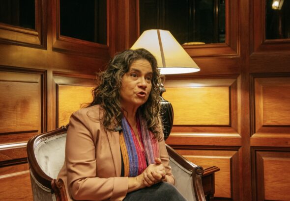 Venezuelan legal expert Olga Alvarez. Photo: Zoe Alexandra/file photo.