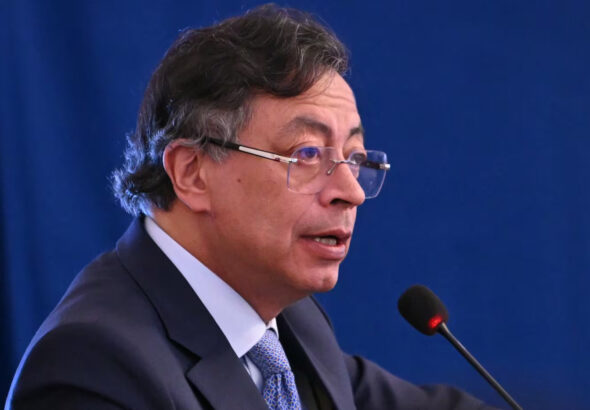 The president of Colombia, Gustavo Petro. Photo: AFP.
