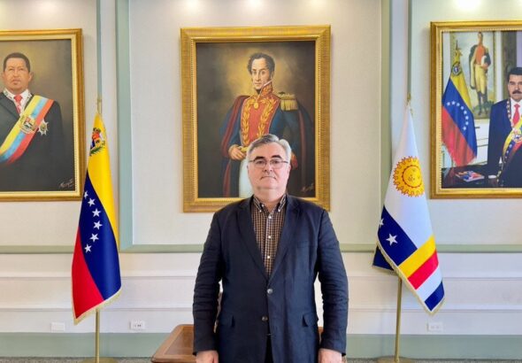 Russian Ambassador to Venezuela Sergey Melik-Bagdasarov. File photo.