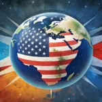 US flag covering the globe, indicating US hegemony over the world. Illustration: New Eastern Outlook.