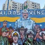 A mural in Venezuela, featuring prominent political figures and the text "UNIDOS VENCEREMOS". Photo: CounterCurrents.