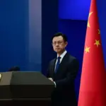 Chinese Foreign Ministry spokesperson Guo Jiakun. Photo: X/@MFA_China.