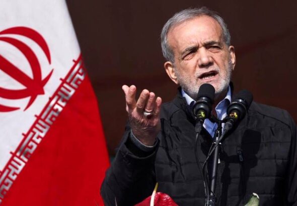 Iran's President Masoud Pezeshkian. Photo: PressTV.