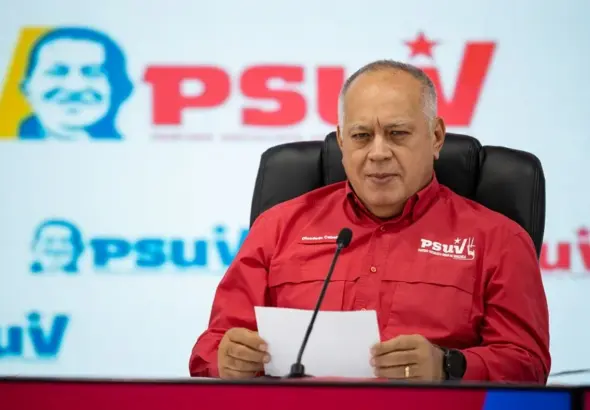 Featured image: PSUV Secretary General Diosdado Cabello. Photo: EFE.
