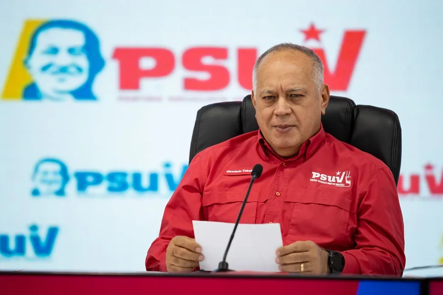 Featured image: PSUV Secretary General Diosdado Cabello. Photo: EFE.