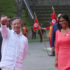 Colombian President Gustavo Petro (left) greets Venezuelan Acting President Delcy Rodríguez (right) upon his arrival at Miraflores Palace in Caracas, Venezuela, on Friday, April 24, for a meeting focused on border security and bilateral cooperation. Photo: Miguel Gutiérrez/EFE.